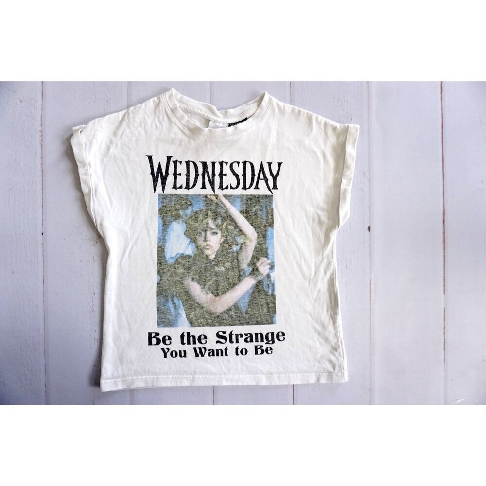 Zara Kids Wednesday Addams T-Shirt - Size 8-9